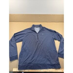 Travis Mathew Men's Quarter Zip‎ Pullover Blue Size XXXL With Pockets